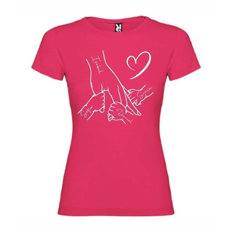 Camiseta personalizada Dia de la Madre Mano 1003 Camiseta personalizada Dia de la Madre Mano 1003