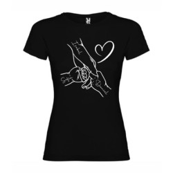  Camisa personalizada Dia de la Madre Mano 1002