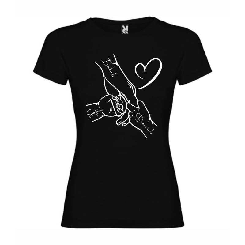 Camisa personalizada Dia de la Madre Mano 1002 Camisa personalizada Dia de la Madre Mano 1002