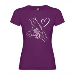  Camisa personalizada Dia de la Madre Mano 1002