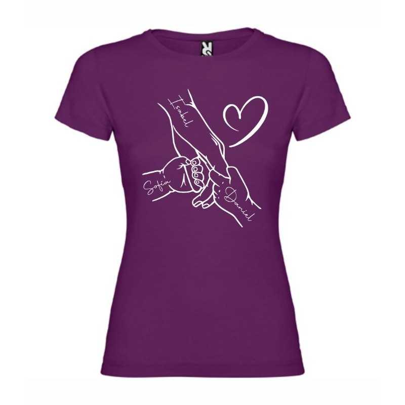 Camisa personalizada Dia de la Madre Mano 1002 Camisa personalizada Dia de la Madre Mano 1002
