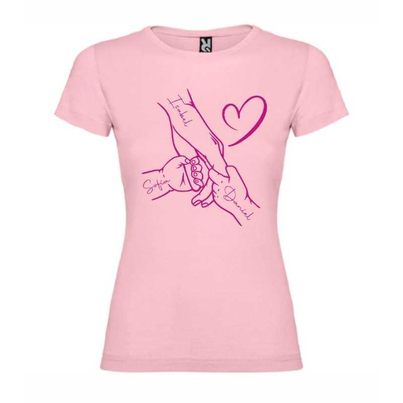 Camisa personalizada Dia de la Madre Mano 1002 Camisa personalizada Dia de la Madre Mano 1002