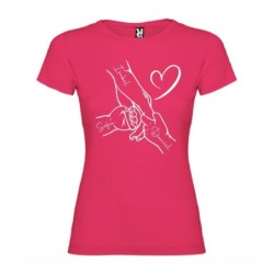  Camisa personalizada Dia de la Madre Mano 1002