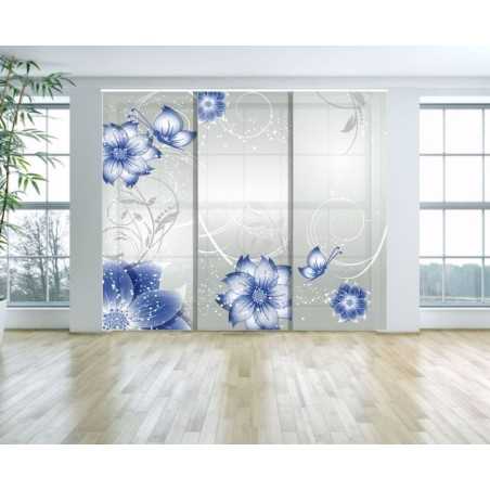 Panel Japones Solo Tela Floral 002