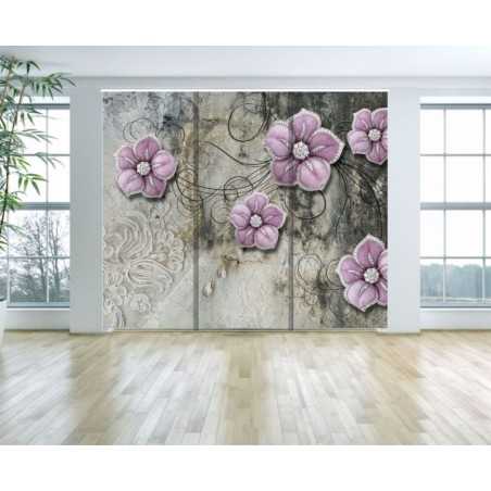 Panel Japones Solo Tela Floral 029