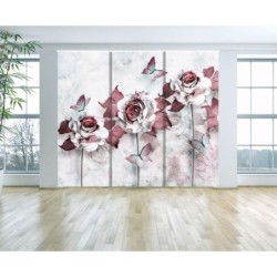 Panel Japones Solo Tela Floral 032