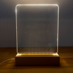  Lampara personalizada Mama 01. Lampara Led Metraquilato para personalizar. Dia de la madre regalos originales.