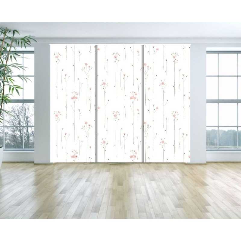 Panel Japones Solo Tela Floral 039 Panel Japones Solo Tela Floral 039