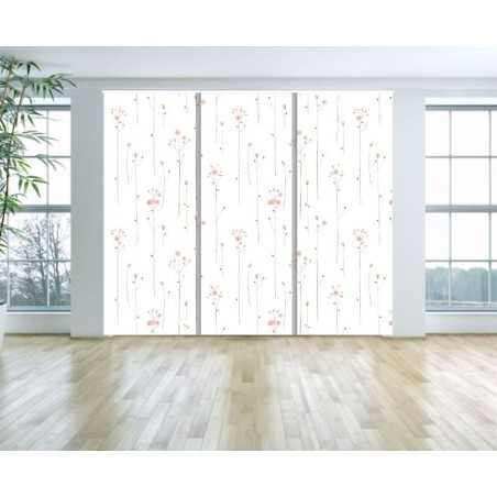 Panel Japones Solo Tela Floral 039
