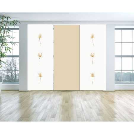 Panel Japones Solo Tela Floral 108