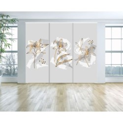 Panel Japones Solo Tela Floral 107