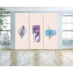 Panel Japones Solo Tela Floral 207