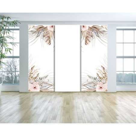 Panel Japones Solo Tela Floral 102