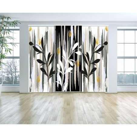 Panel Japones Solo Tela Floral 105