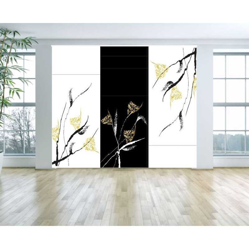 Panel Japones Solo Tela Floral 106