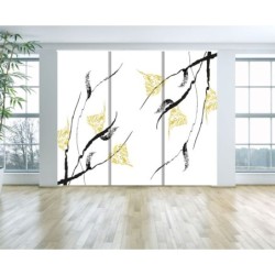 Panel Japones Solo Tela Floral 104