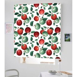 Estores Cocina Estampado Manzanas 010
