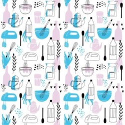  Estores Cocina Estampado Cubiertos 112