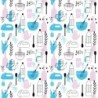  Estores Cocina Estampado Cubiertos 112