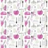  Estores Cocina Estampado Cubiertos 112
