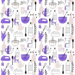  Estores Cocina Estampado Cubiertos 112