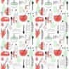  Estores Cocina Estampado Cubiertos 112