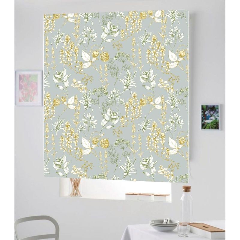 Estores Estampado Floral Gold 001 Estores Estampado Floral Gold 001