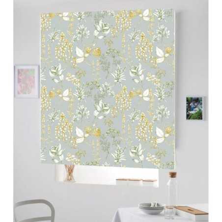 Estores Estampado Floral Gold 001