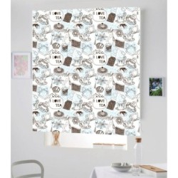 Estores Cocina Estampado Tazas 005