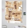 Estores Cocina Estampado Café