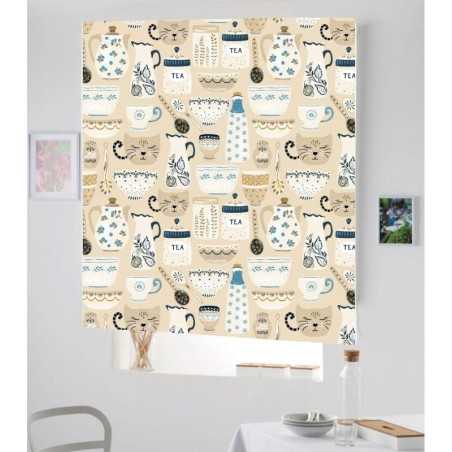 Estores Cocina Estampado Gato