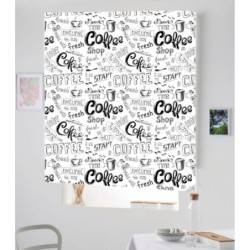Estores Cocina Estampado Coffe 109