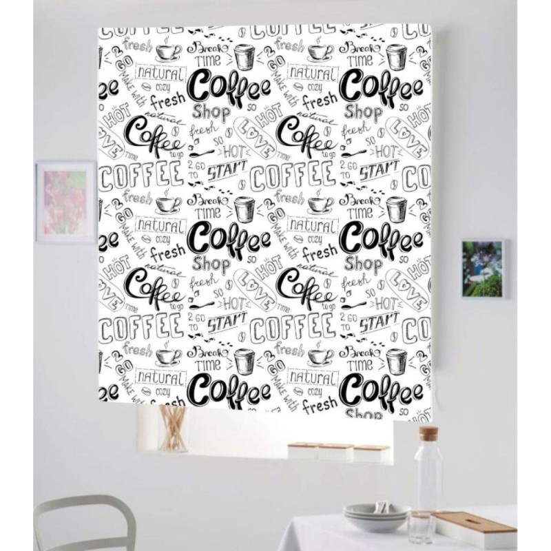 Estores Cocina Estampado Coffe 109 Estores Cocina Estampado Coffe 109