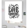 Estores Cocina Frase Love Cooking 112