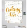 Estores Cocina Frase Cooking With Love 113