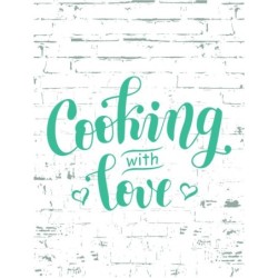  Estores Cocina Frase Cooking With Love 113