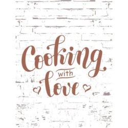  Estores Cocina Frase Cooking With Love 113