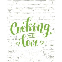 Estores Cocina Frase Cooking With Love 113