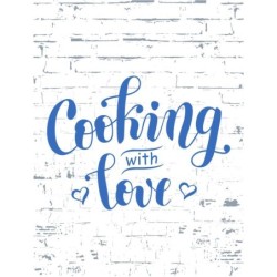  Estores Cocina Frase Cooking With Love 113