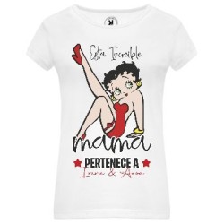 Personalizar Camisetas Para Mamá Personalizado Regalo Para Madre Camiseta Betty Boop divertida para Mami