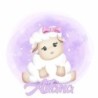  Estor infantil niña Ovejita Bebe. Estor habitacion infantil niña bebe personalizado con nombre. Estor cuarto bebe Niña