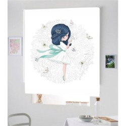 Estores Infantiles Girl Butterflies