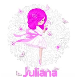  Estores Infantiles Niña Personalizable Girl Butterflies- Estor enrollable infantil