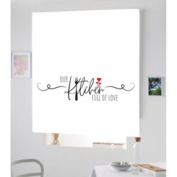 Estores Cocina Frase Kitchen Full Love