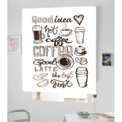 Estores Cocina Estampado Coffe 003