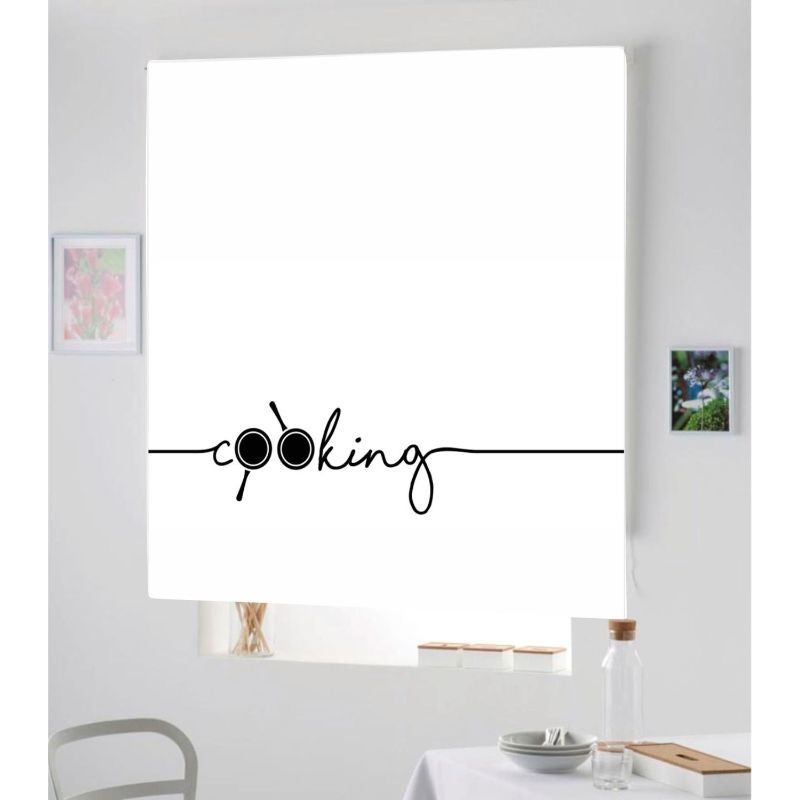 Estores Cocina Frase Love Cooking 001 Estores Cocina Frase Love Cooking 001