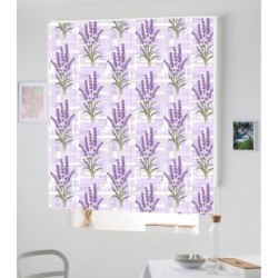 Estores Cocina Estampado Floral Lavanda 105