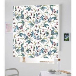 Estores Cocina Estampado Floral Frutos Rojos 101