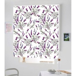 Estores Cocina Estampado Floral Lavanda 104