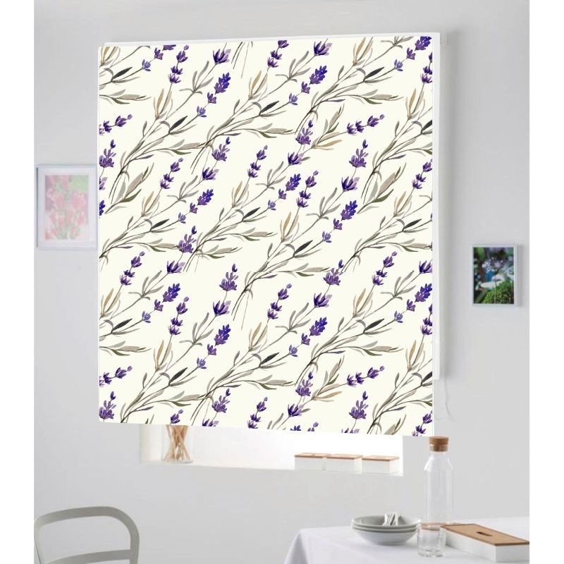 Estores Cocina Estampado Floral Lavanda 103 Estores Cocina Estampado Floral Lavanda 103